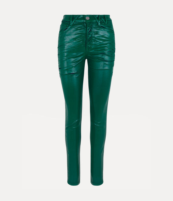 Vivienne Westwood W Crewe Skinny Jeans in GREEN